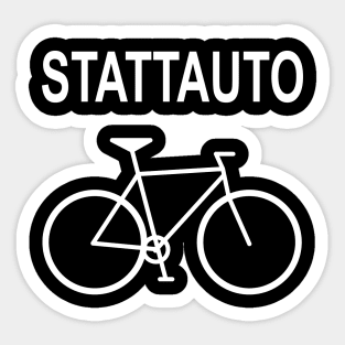 Stattauto Bicycle E-bike Instead Of Car Sticker